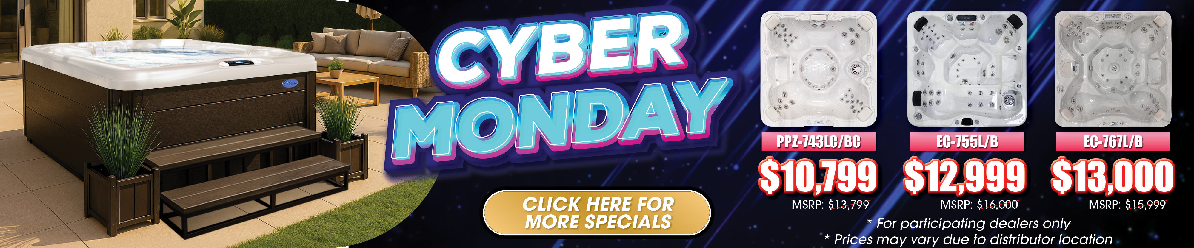 Calspas hot tub being used in a family setting - British Columbia